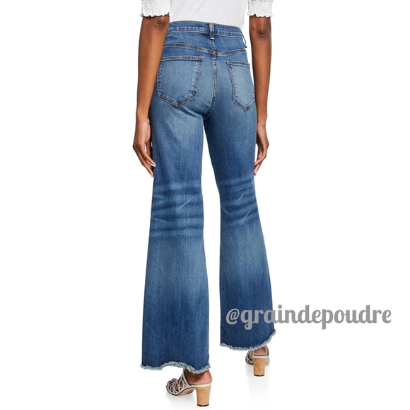 Veronica Beard Kirra Flood Length Button Fly Jeans - Picture 3 of 5